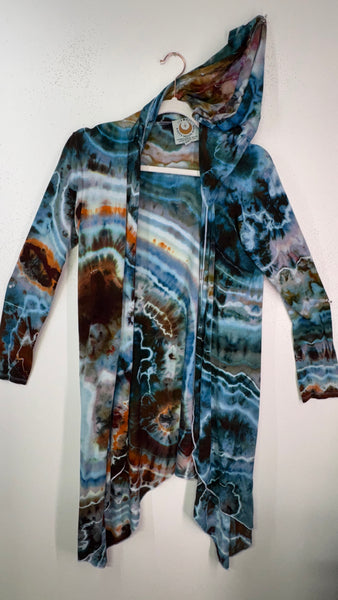 Small/Medium (would fit large) goddess Robe with hood & POCKETs