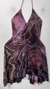 S, M, L, XL Halter Midi Dress