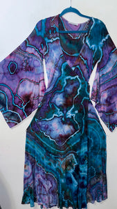 Small/Medium ( could fit large) High Vibration Wrap Maxi Dress (48" long)