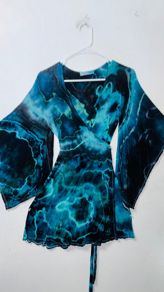 31" Small/Medium ( could fit large) High Vibration Wrap ultra MINI Dress