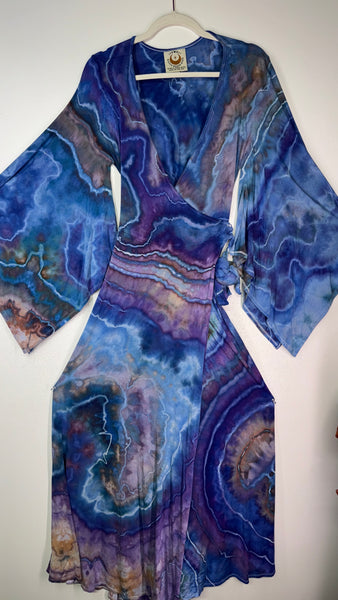 Large/XL ( could fit 2xl) High Vibration Wrap Maxi Dress (56")