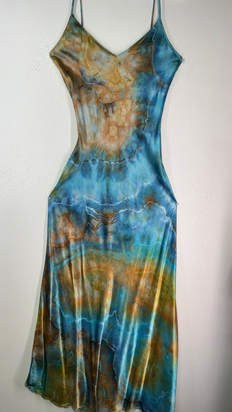 Small Silky  Iridescent Dress, (discounted, please read)