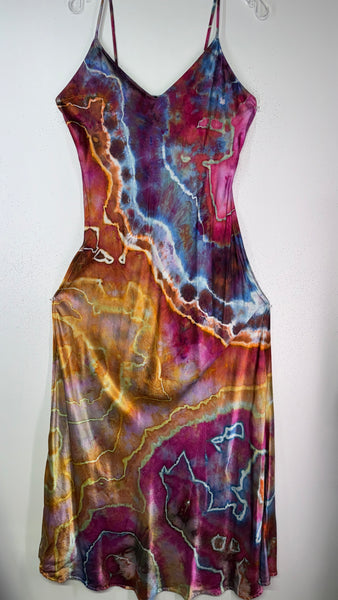 XL Silky  Iridescent Dress, (discounted, please read)