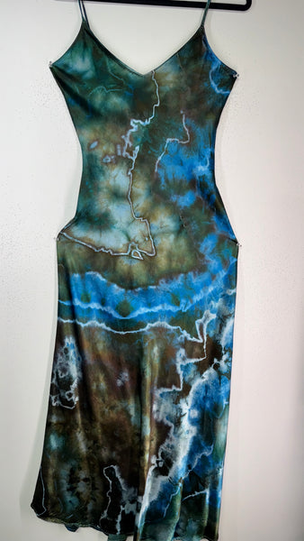 Small Silky  Iridescent Dress, (discounted, please read)
