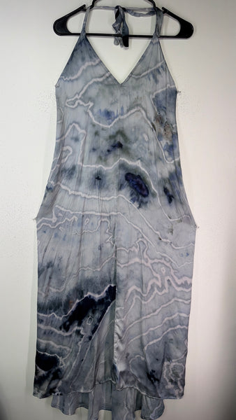 Small Silky Moonstone Halter Dress