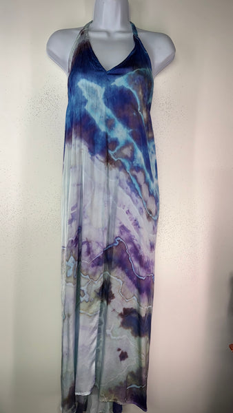 Small Silky Moonstone Halter Dress