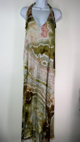 XL Silky Moonstone Halter Dress
