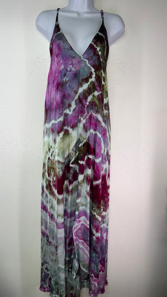 Large Silky Moonstone Halter Dress