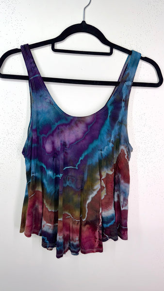 Small in the flow tank top (could fit medium too)