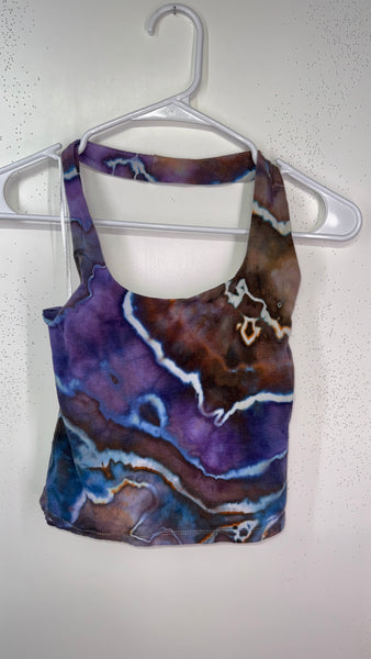Large halter crop top