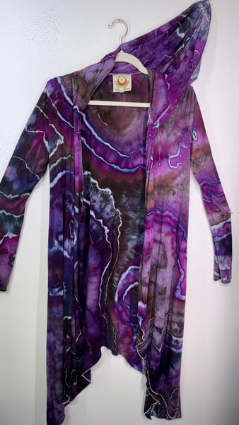 Small/Medium (would fit large) goddess Robe with hood & POCKETs