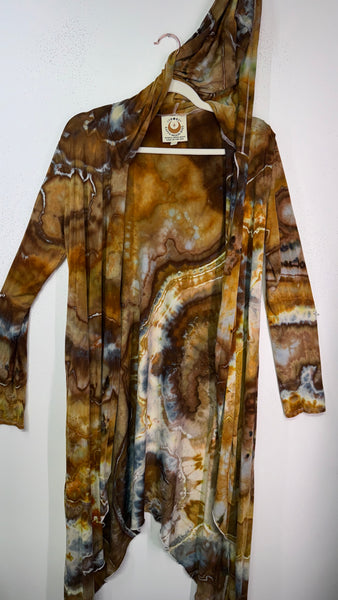 Large/XL  (would fit XL) goddess Robe with hood & POCKETS