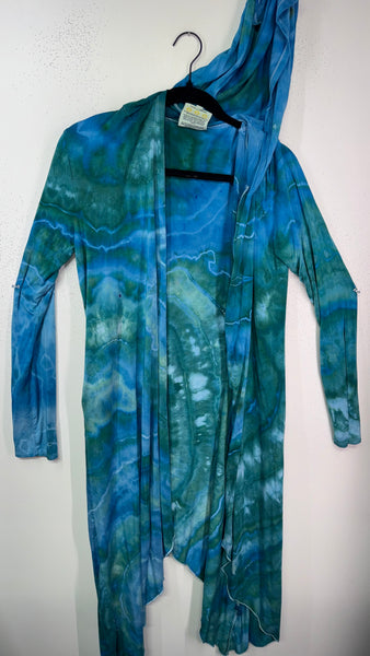 Large/XL  (would fit XL) goddess Robe with hood & POCKETs
