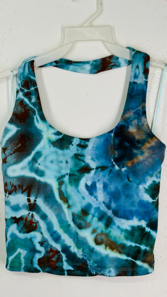 Large halter crop top