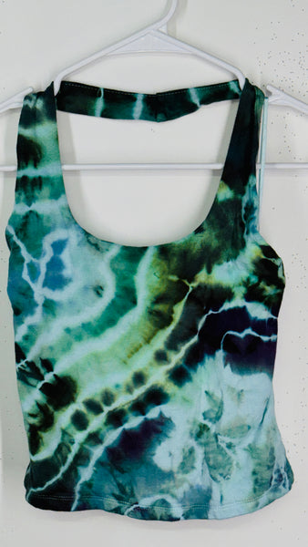 Large halter crop top