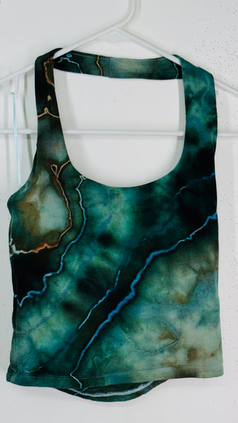 Large halter crop top