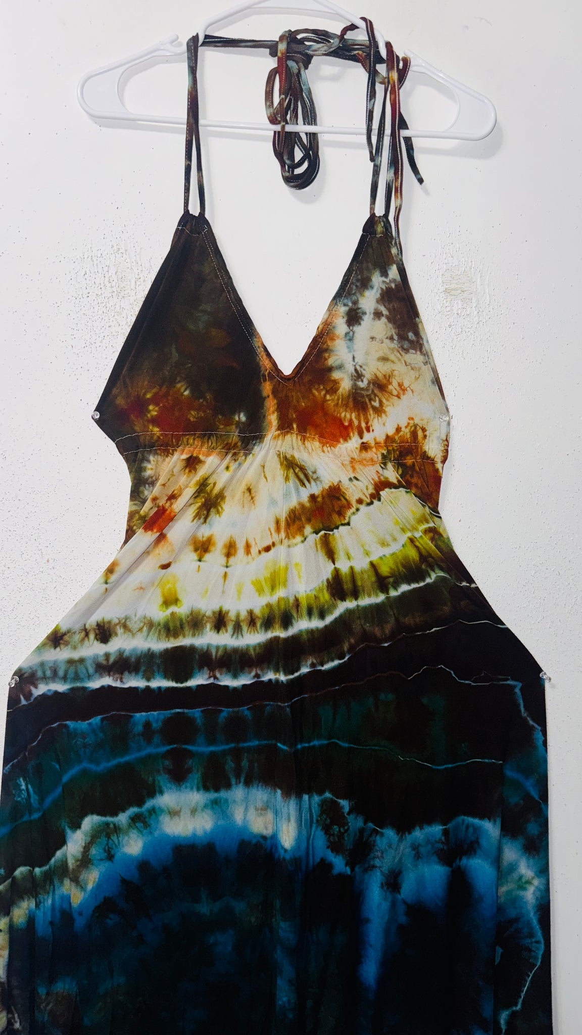 One Size fits up to 1XL Halter dress