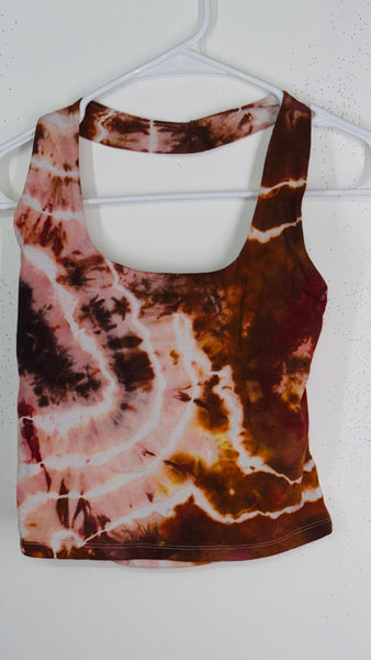 Large halter crop top