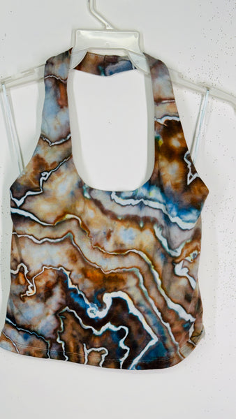 Large halter crop top
