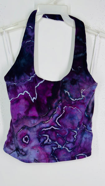 Large halter crop top
