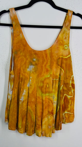 Large in the flow tank top (could fit xl too)