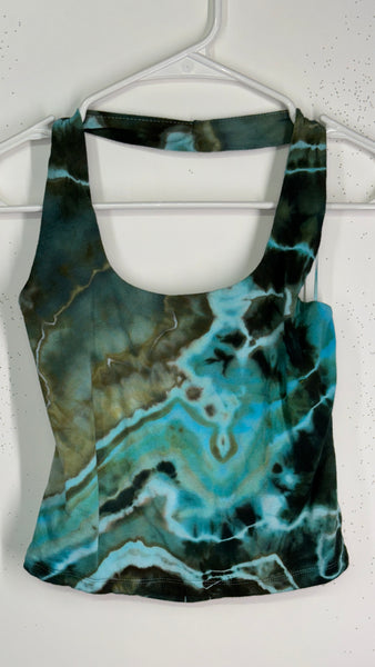 Large halter crop top