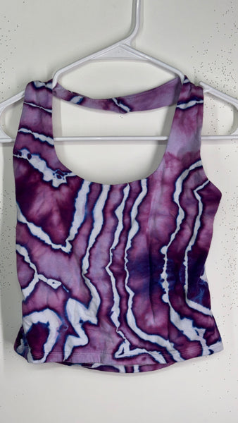 Large halter crop top