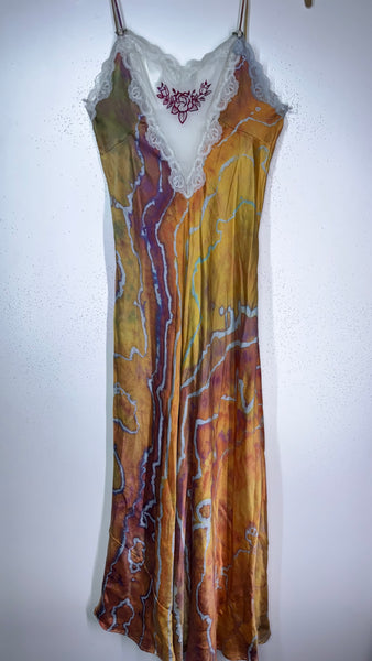 Large Solstice Silk Slip (C cup& up: SIZE UP!)