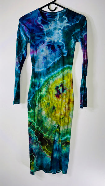 Small Corrina Cotton Slit Dress