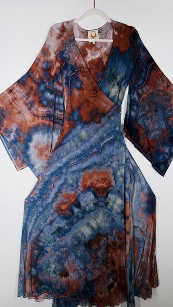 Large/XL ( could fit 2xl) High Vibration Wrap Maxi Dress (56")