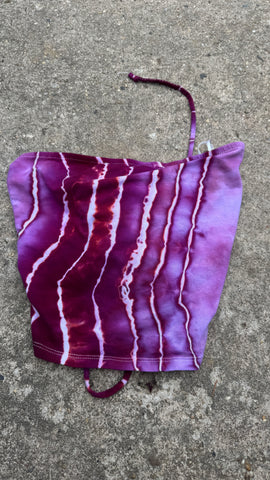 Medium lace up tube top