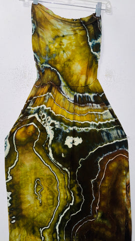 Small Earth Mother Strapless Tube Pocket Dress discounted