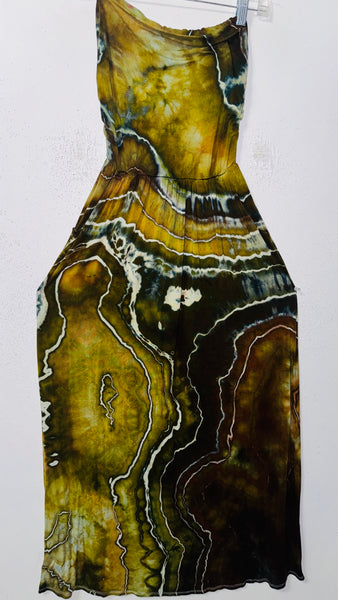 Small Earth Mother Strapless Tube Pocket Dress discounted