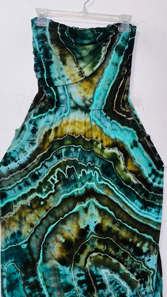 Medium Earth Mother Strapless Tube Pocket Dress
