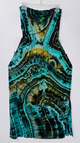 Medium Earth Mother Strapless Tube Pocket Dress