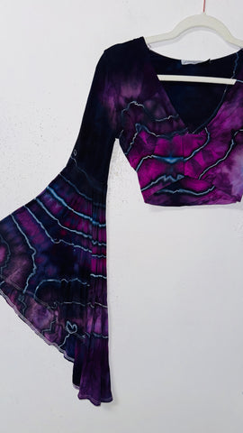 Daisy Jones Small Bell Sleeve Crop (discounted, please read)