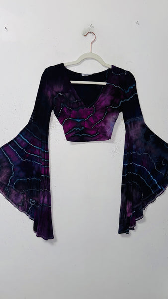 Daisy Jones Small Bell Sleeve Crop (discounted, please read)