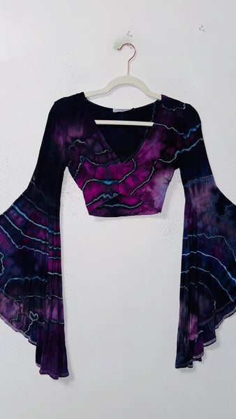 Daisy Jones Small Bell Sleeve Crop (discounted, please read)