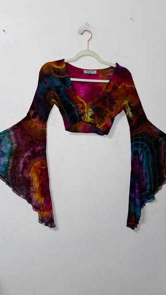 Daisy Jones Small Bell Sleeve Crop (discounted, please read)