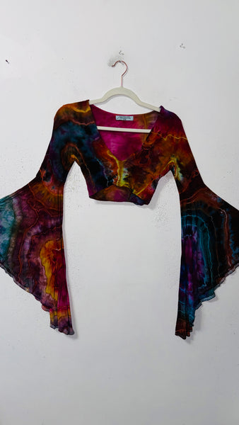 Daisy Jones Small Bell Sleeve Crop (discounted, please read)