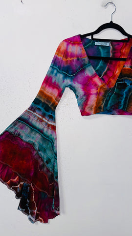 Daisy Jones Small Bell Sleeve Crop (discounted, please read)