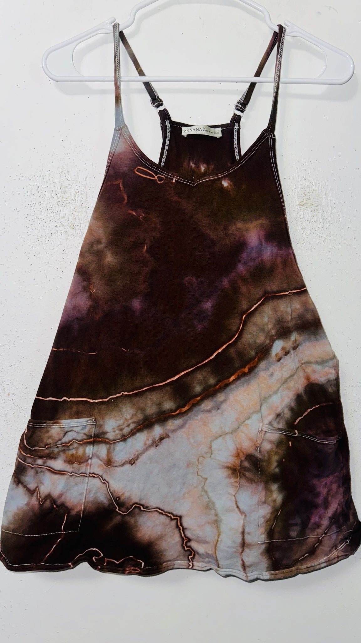 Medium Play Date Dress with pockets and built in romper