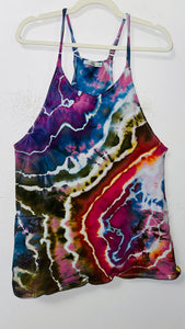 Large  Play Date Dress with pockets and built in romper