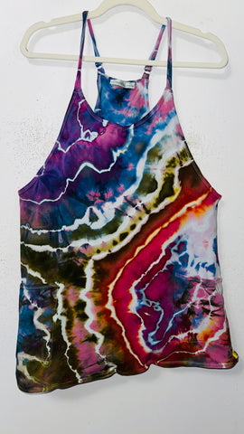 Large  Play Date Dress with pockets and built in romper
