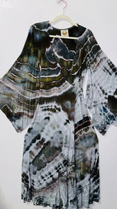 Large/XL ( could fit 2xl) High Vibration Wrap Maxi Dress (52")