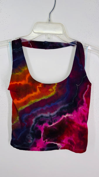 Large halter crop top
