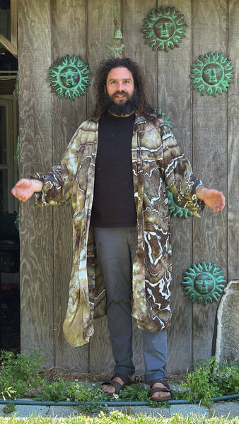 One Size fits up to 6XL Kimono w/ sash and pockets, unisex!