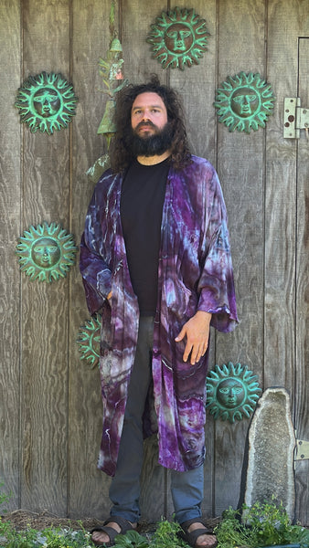 One Size fits up to 6XL Kimono w/ sash and pockets, unisex