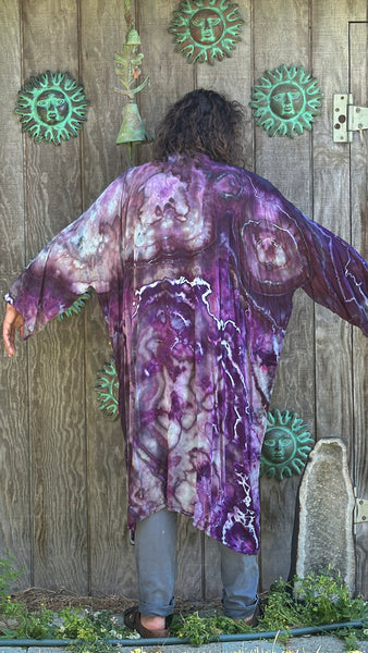 One Size fits up to 6XL Kimono w/ sash and pockets, unisex