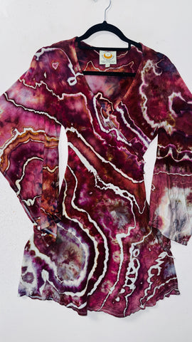 Large/XL ( could fit 2xl) High Vibration Wrap conservative MINI Dress 36" (discounted)